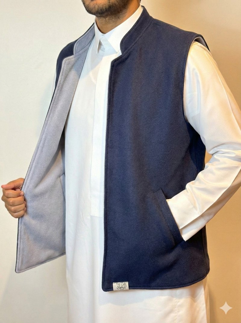 Sudairi Double Face - blue + gray