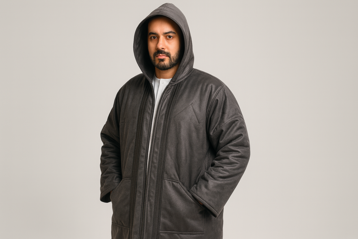 wenter long Jacket - Gray