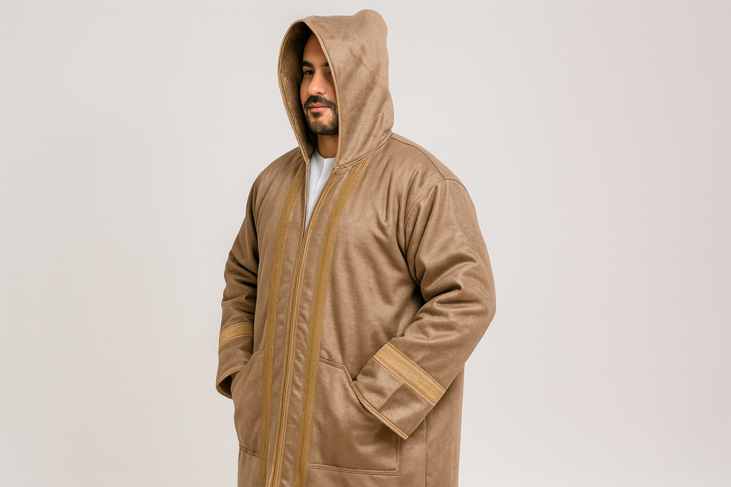 wenter long Jacket -Light Brown